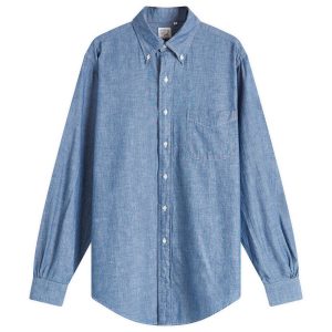 orSlow Button Down Denim Shirt