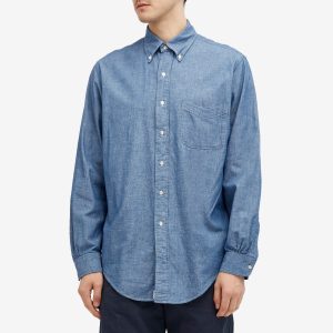 orSlow Button Down Denim Shirt