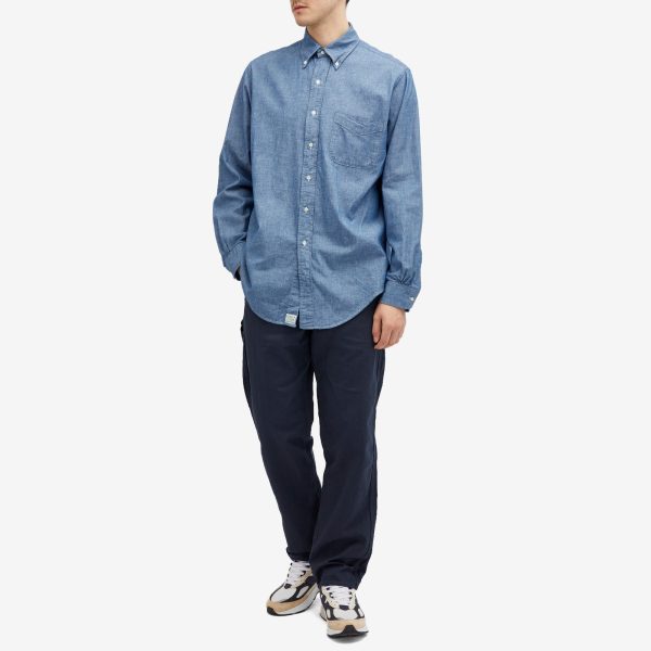 orSlow Button Down Denim Shirt