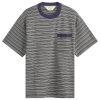 Brain Dead Zig Zag Stripe T-Shirt