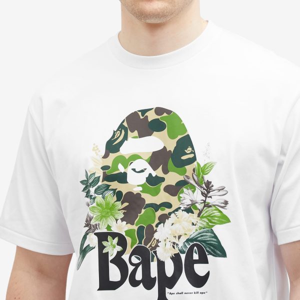 A Bathing Ape Flora Ape Head T-Shirt