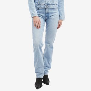 Jean Paul Gaultier Logo Straight Leg Jeans