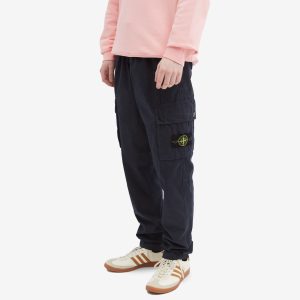 Stone Island Brushed Cotton Canvas Cargo Pant