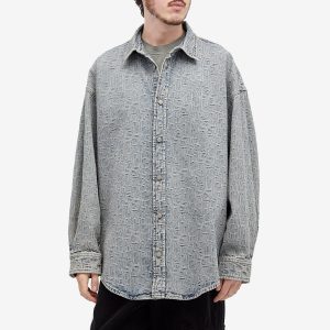 Acne Studios Setar Monogram Denim Overshirt