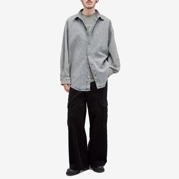 Acne Studios Setar Monogram Denim Overshirt