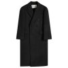 DUNST Unisex Tailored Double-Breasted Wool Coat