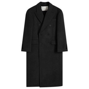 DUNST Unisex Tailored Double-Breasted Wool Coat