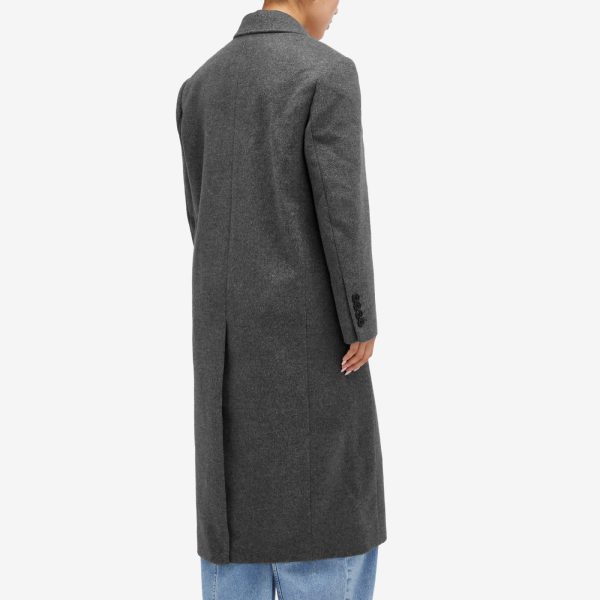 DUNST Unisex Tailored Double-Breasted Wool Coat