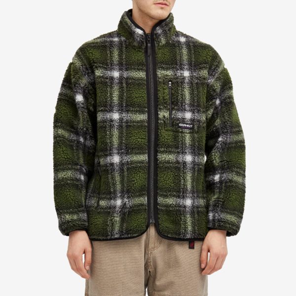 Gramicci Shadow Plaid Sherpa Jacket