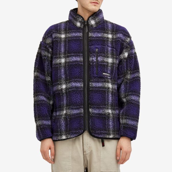 Gramicci Shadow Plaid Sherpa Jacket