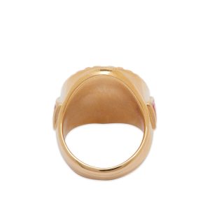 Casablanca Sports Medallion Ring