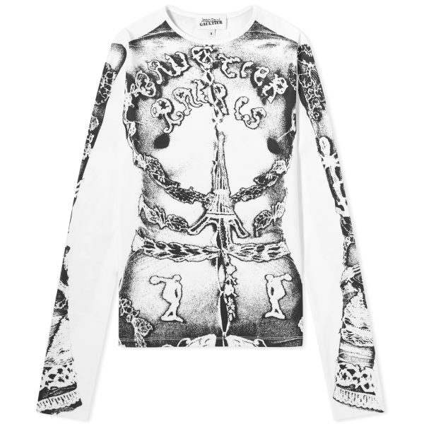 Jean Paul Gaultier Trompe L'Oeil Long Sleeve Top