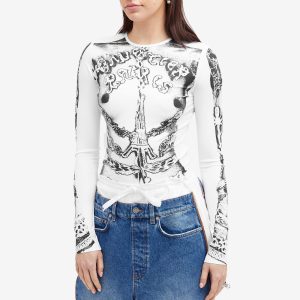 Jean Paul Gaultier Trompe L'Oeil Long Sleeve Top