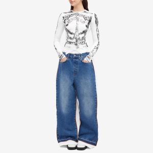 Jean Paul Gaultier Trompe L'Oeil Long Sleeve Top