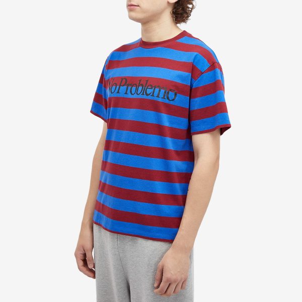 No Problemo Stripe Logo T-Shirt