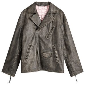 Acne Studios Liker Sanding Leather Jacket