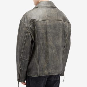 Acne Studios Liker Sanding Leather Jacket