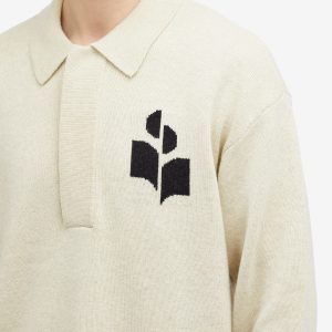 Isabel Marant William Logo Long Sleeve Polo