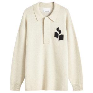 Isabel Marant William Logo Long Sleeve Polo