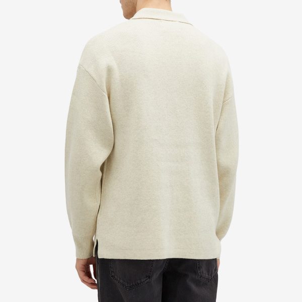 Isabel Marant William Logo Long Sleeve Polo