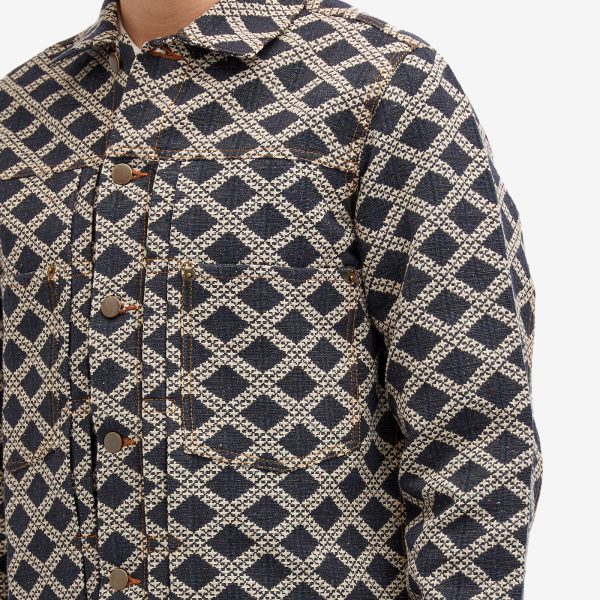 Kardo Marvin Jacquard Weave Trucker Jacket