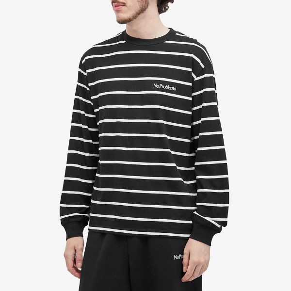 No Problemo Mini Problemo Stripe Long Sleeve T-Shirt