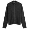 Acne Studios Kalino Monogram Zip Cardigan