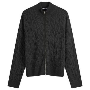 Acne Studios Kalino Monogram Zip Cardigan