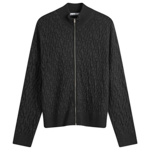 Acne Studios Kalino Monogram Zip Cardigan