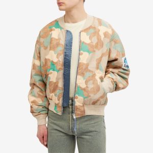 Acne Studios Oleary Camouflage Bomber Jacket