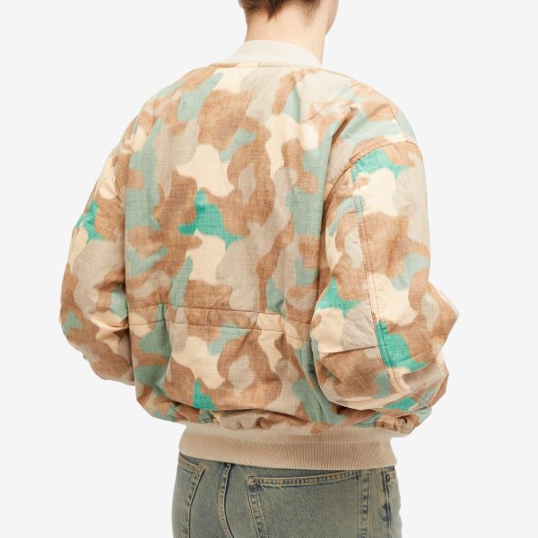 Acne Studios Oleary Camouflage Bomber Jacket