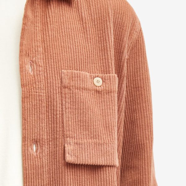 Folk Heavy Cord Patch Overshirt