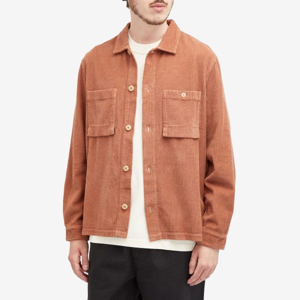 Folk Heavy Cord Patch Overshirt