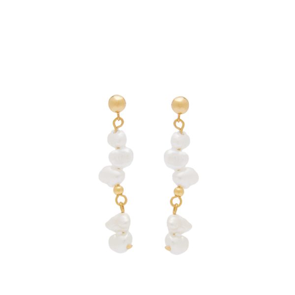 Anni Lu Pearly Long Drop Earrings