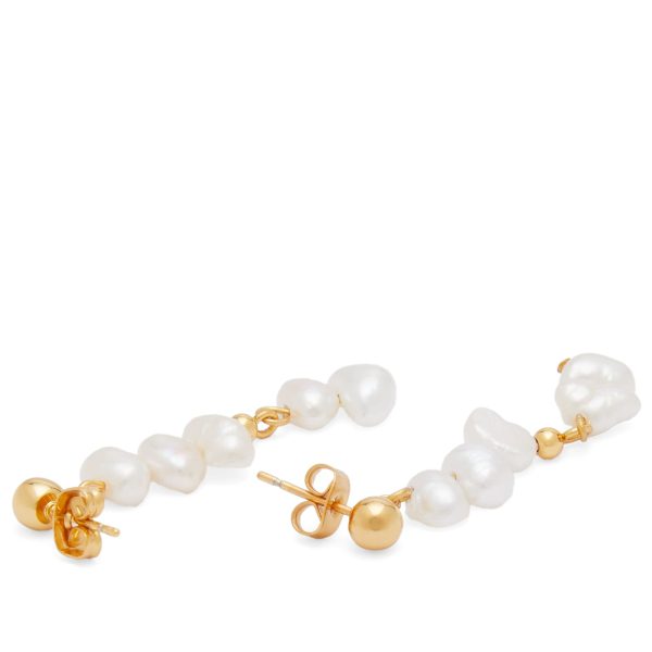 Anni Lu Pearly Long Drop Earrings