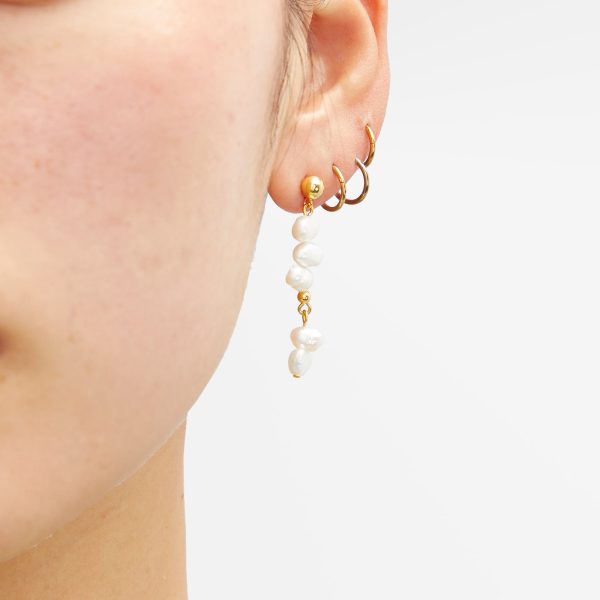 Anni Lu Pearly Long Drop Earrings