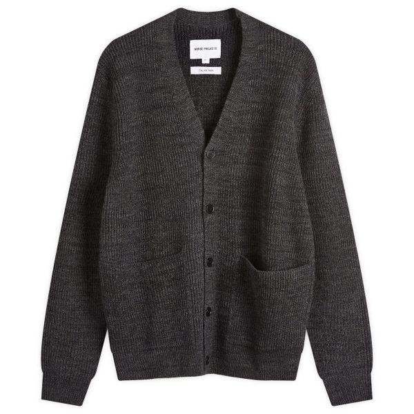 Norse Projects Loki Wool Rib Knit Cardigan