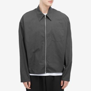 Acne Studios Soverio Cotton Poplin Zip Overshirt