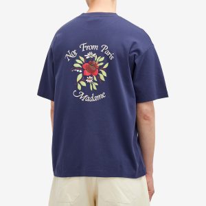 Drôle de Monsieur Flowers Slogan T-Shirt