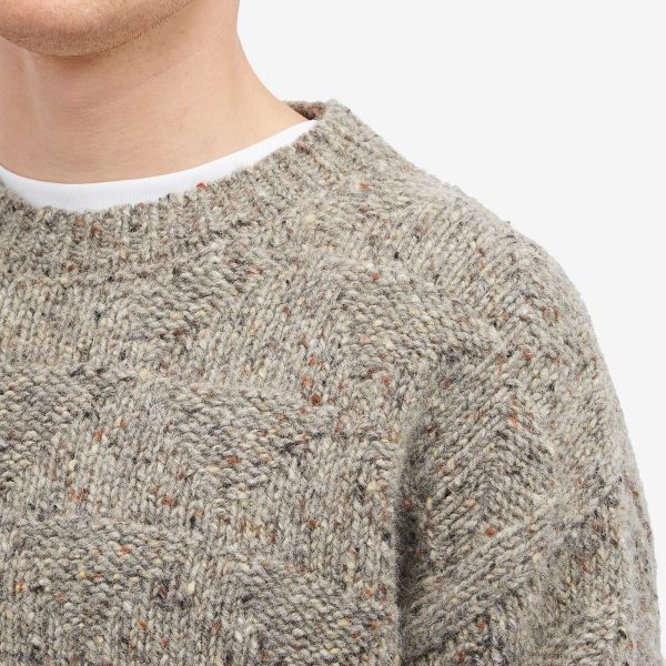 Norse Projects Erik Donegal Diamond Knit Sweatshirt