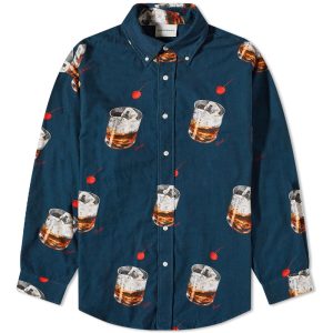 Drôle de Monsieur Cocktail Button Down Shirt