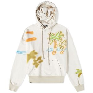 Palm Angels Neon Palm Popover Hoodie