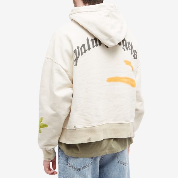 Palm Angels Neon Palm Popover Hoodie