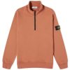 Stone Island Garment Dyed Half Zip Sweat