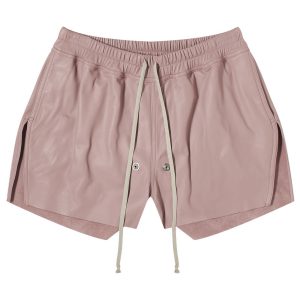 Rick Owens Gabe Leather Shorts