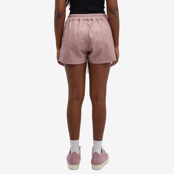 Rick Owens Gabe Leather Shorts