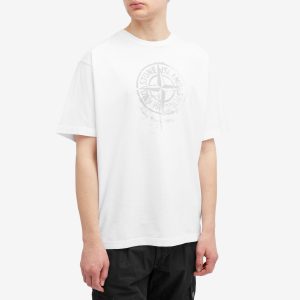 Stone Island Reflective One Badge Print T-Shirt