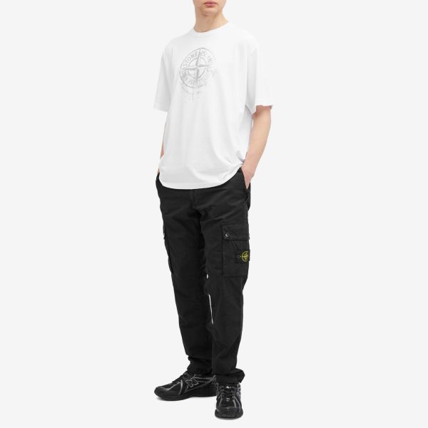 Stone Island Reflective One Badge Print T-Shirt