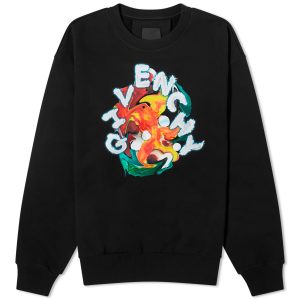 Givenchy Paint Logo Sweatshirt