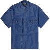 FrizmWORKS Short Sleeve Denim Trucker Shirt